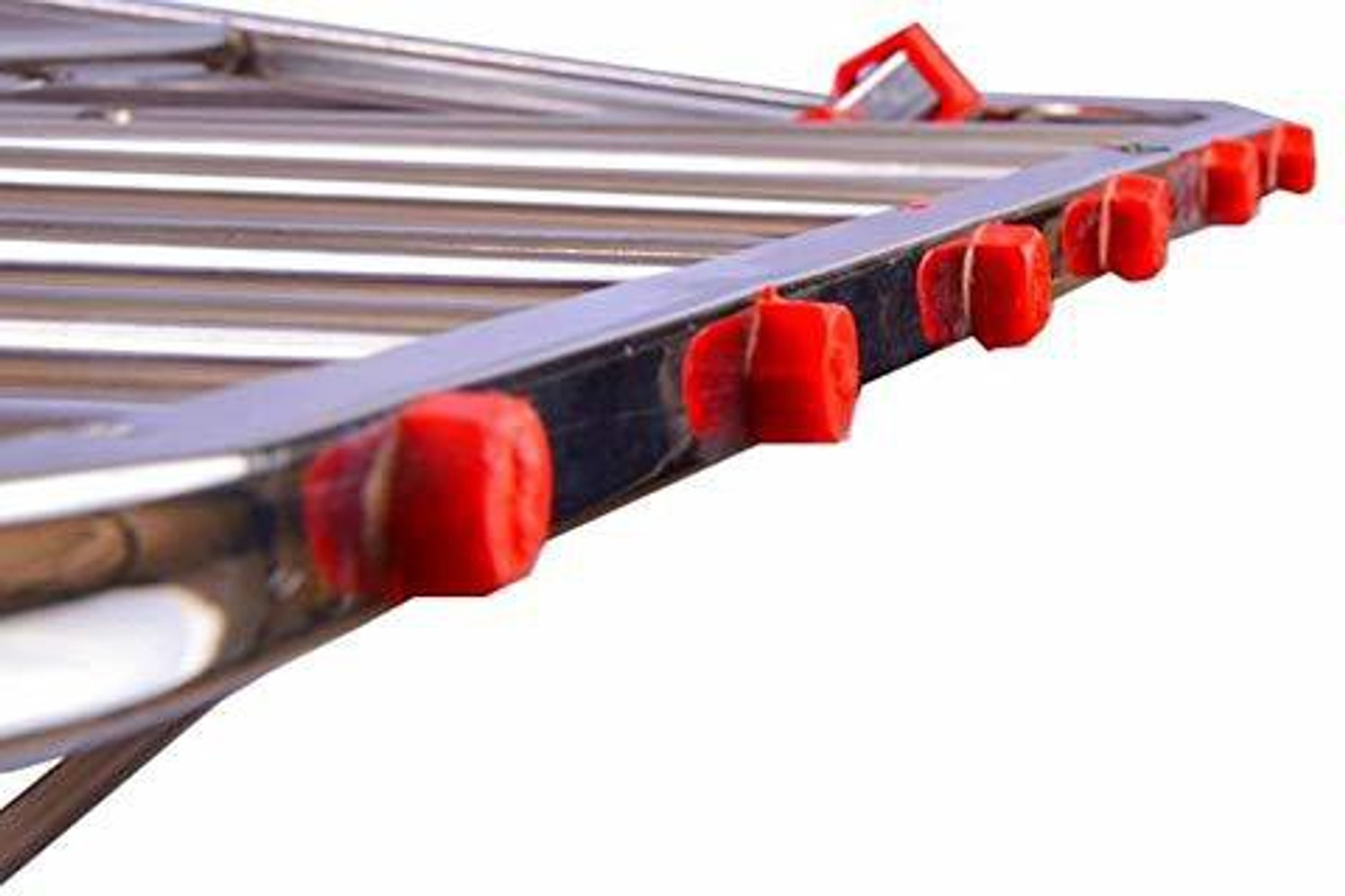 Image of right kitchen Steel Floor Cloth Dryer Stand SS STAINLESS STEEL CLOTH DRYING STAND Size 56x25x43 (4 Tier)