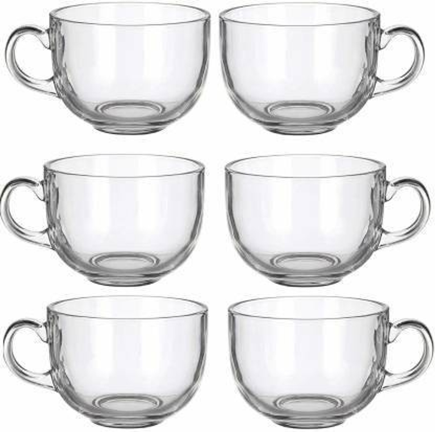Durgma 6-Pack 100ml Round Glass Cups Pack of 6 · 100 ml (600 ml total) - Image 4