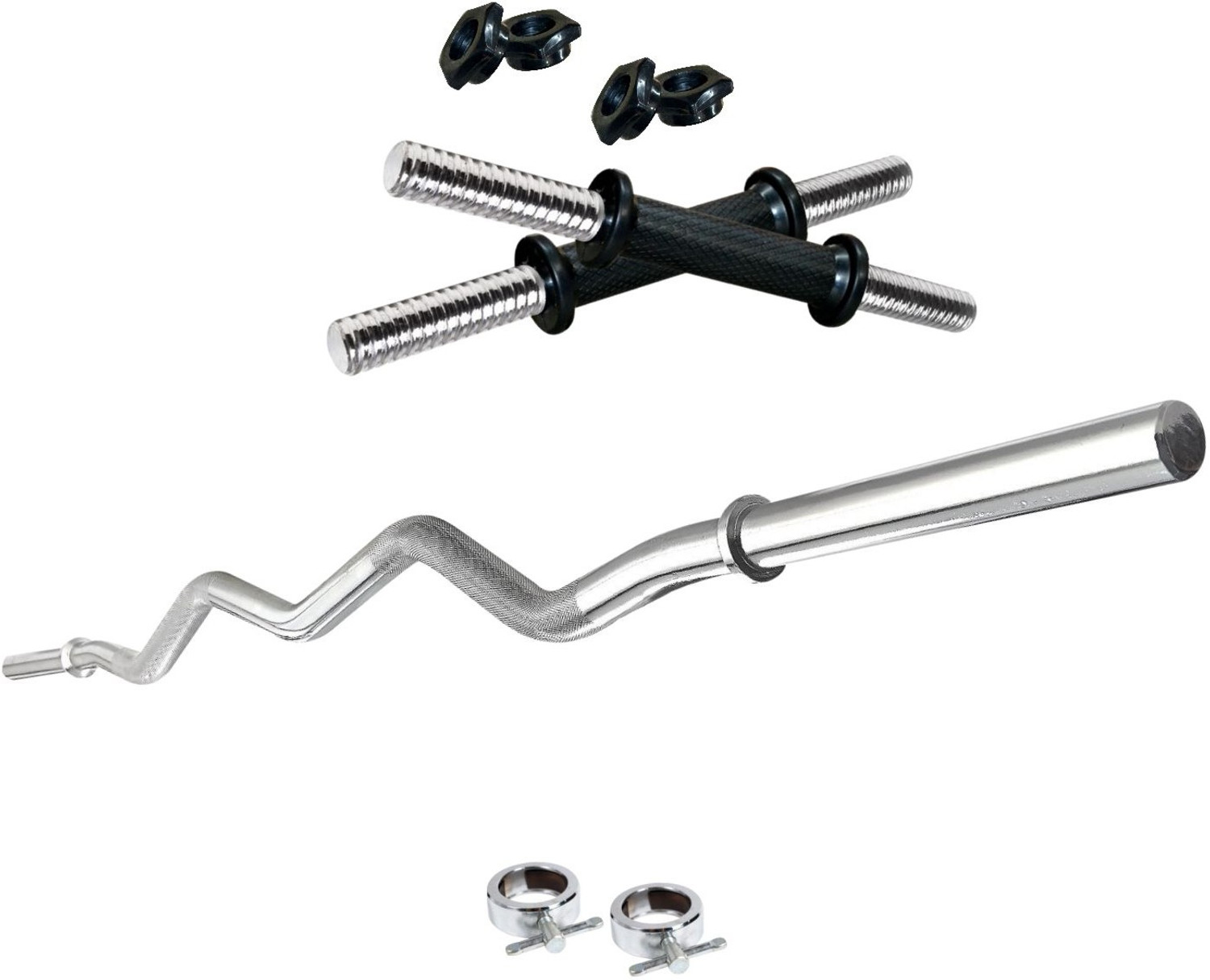 Image of KRX 38 kg PVC COMBO 3 WB Home Gym Combo