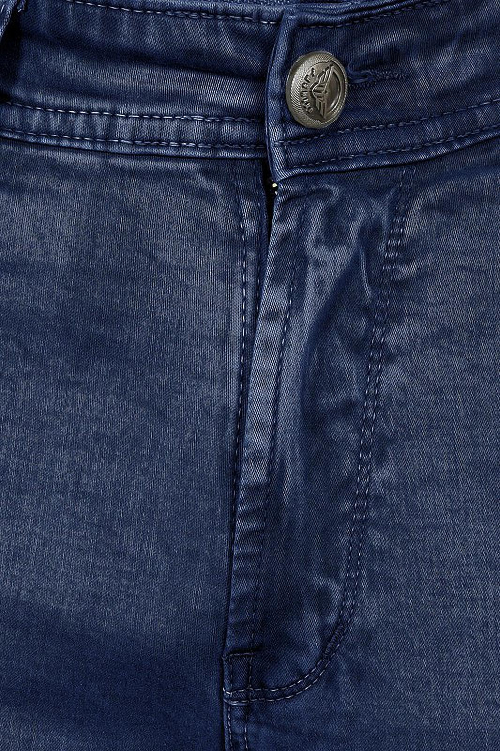 Image of PLOUNGE Men Regular Mid Rise Blue Jeans