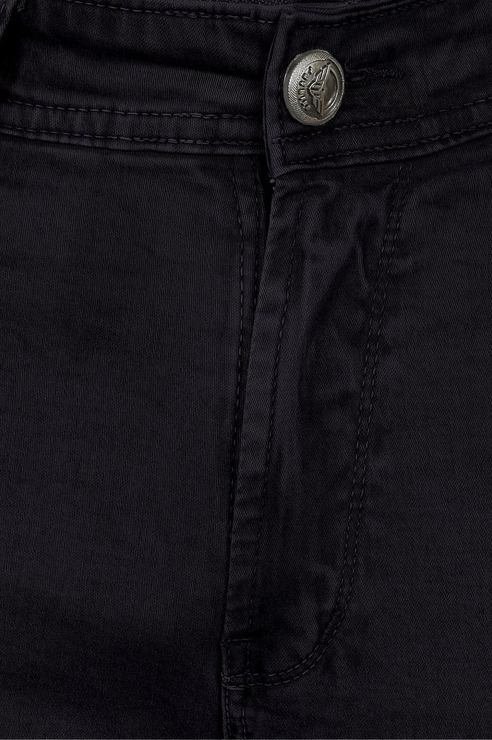 Image of PLOUNGE Men Regular High Rise Black Jeans