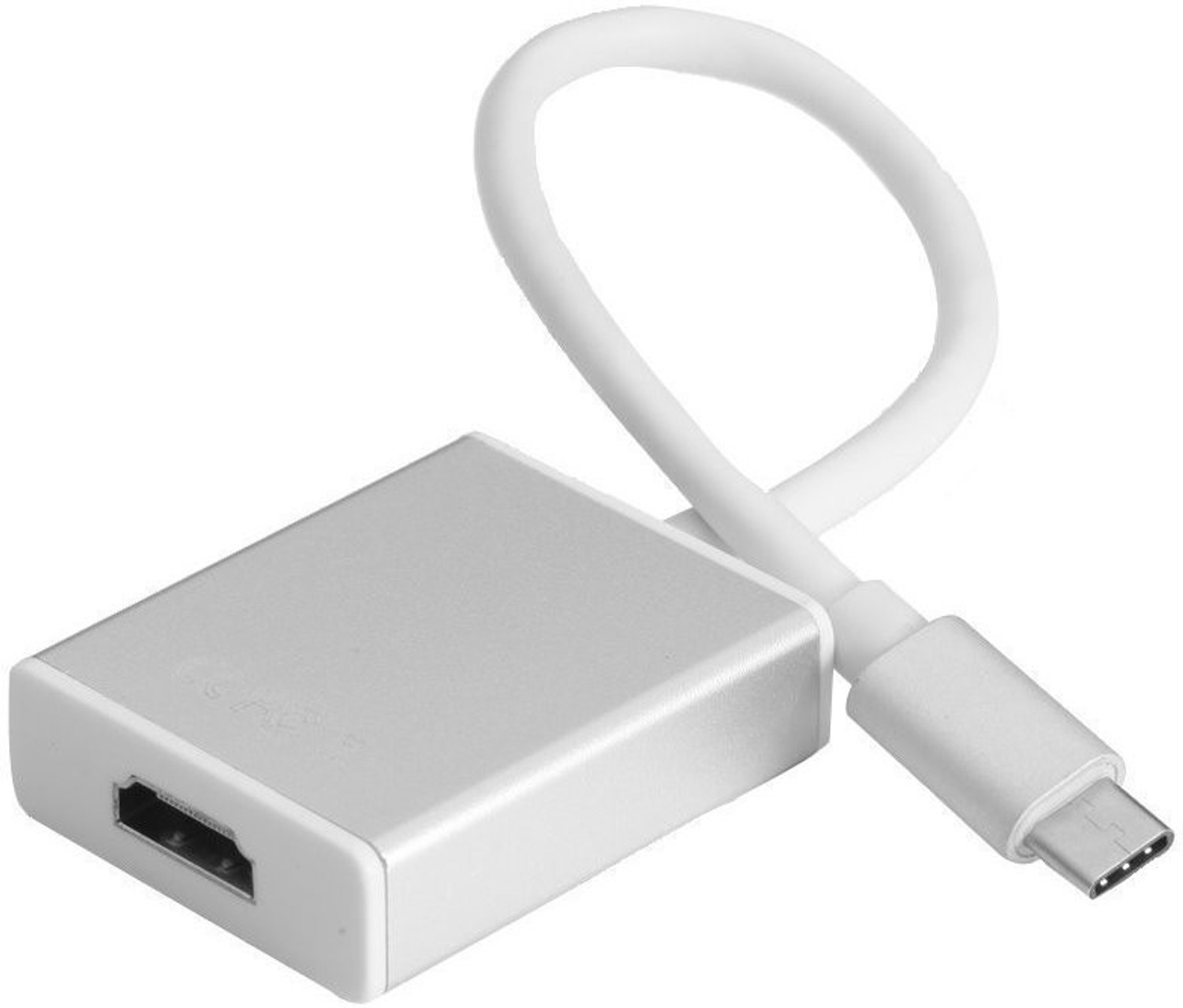 Image of LipiWorld TV-out Cable 3 in 1 Hub Type C to HDMI+USB 3.0+USB-C Charging Port (Silver, For Laptop)