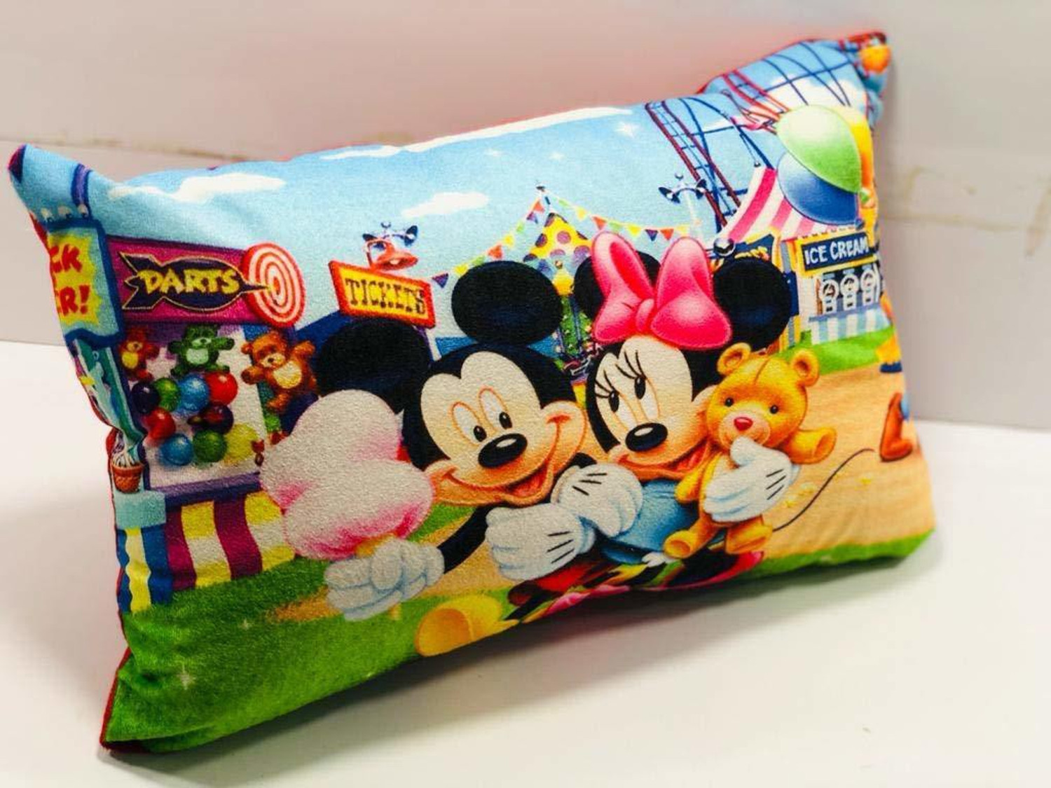 Image of pepme Polyester Fibre Sleeping Pillow Pack of 1 Toons & Characters (Multicolor)