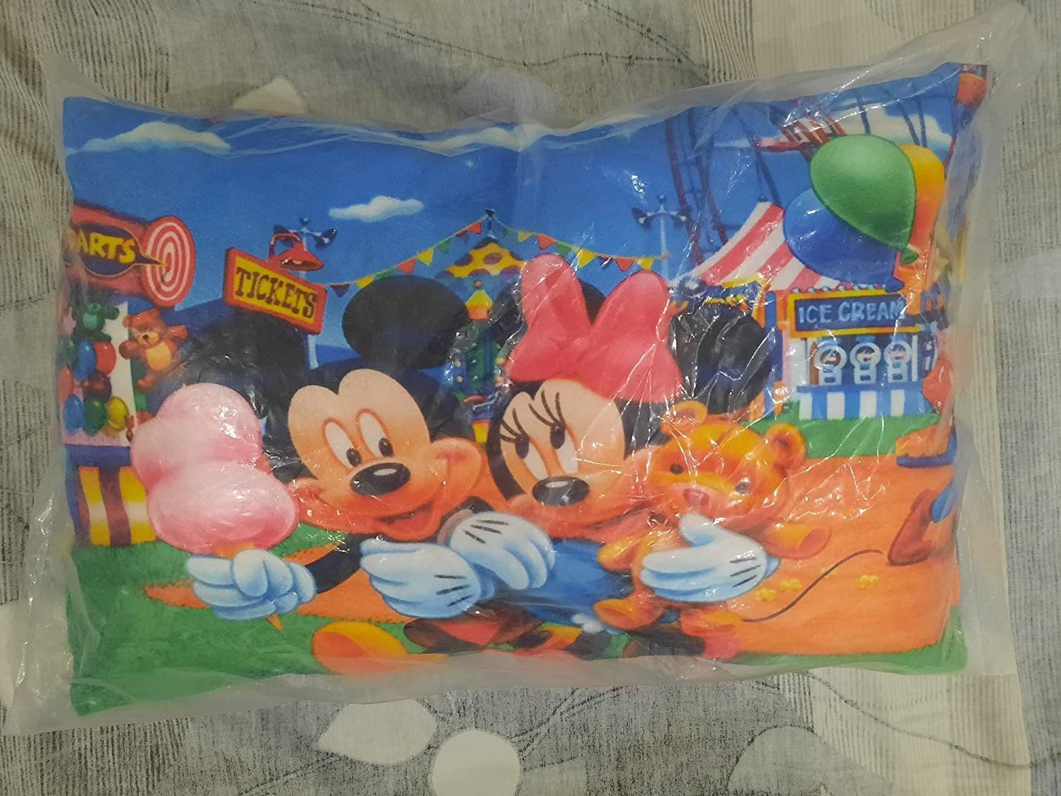 Image of pepme Polyester Fibre Sleeping Pillow Pack of 1 Toons & Characters (Multicolor)