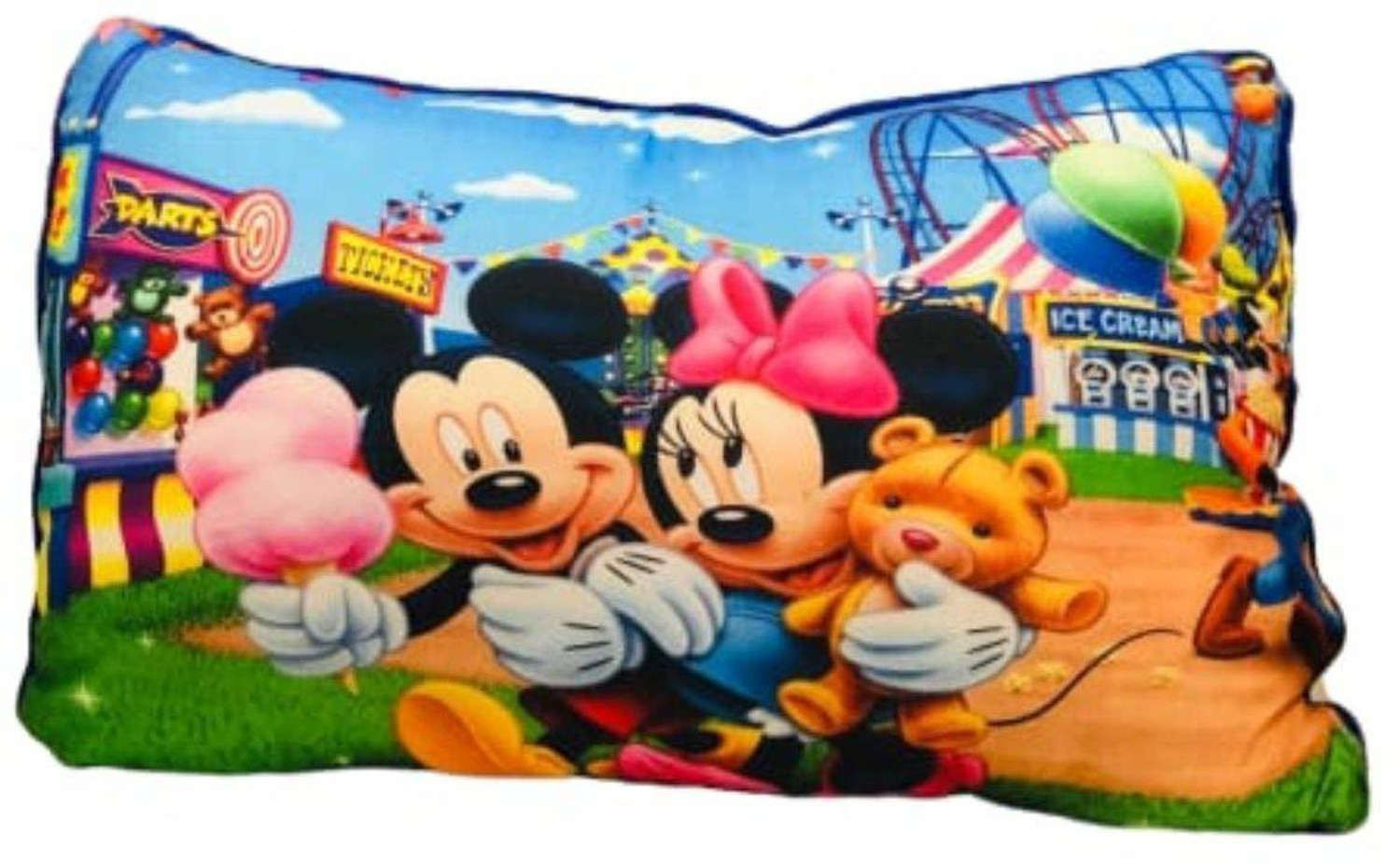 Image of pepme Polyester Fibre Sleeping Pillow Pack of 1 Toons & Characters (Multicolor)