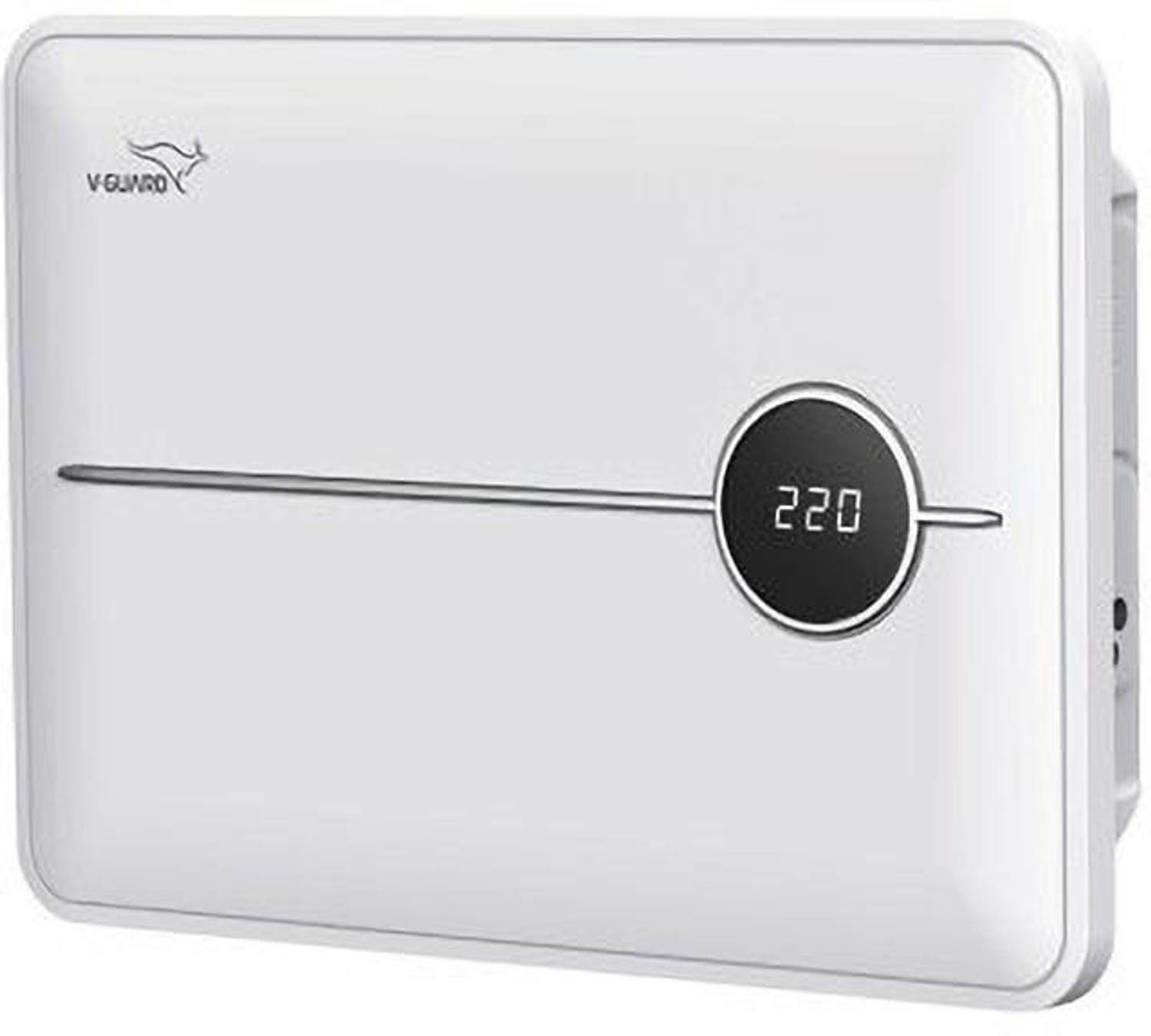 Image of ELCON 1.5 Ton AC Stabilizer 4 KVA (130V-290V) Micro Controlled based Automatic Voltage Stabilizer (White)