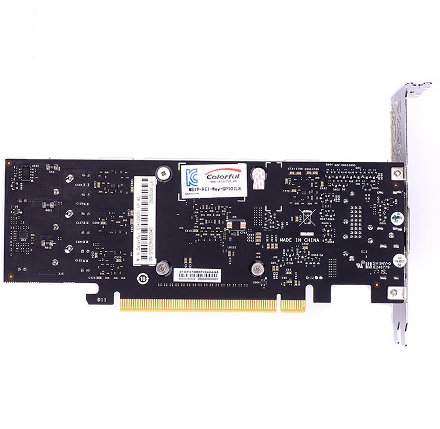 Image of Colorful GeForce GTX 1050Ti 4G-V GDDR5 4 GB NVIDIA Chipset 128 bit 1290 MHz Graphics Card (Black)