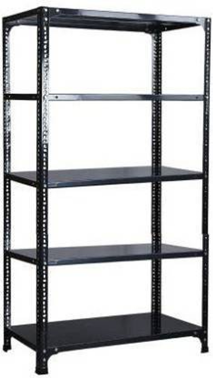Image of JD FRESH 5-Tier Extra Large Metal Shelf Rack Adjustable Boltless Shelving Unit Luggage Rack