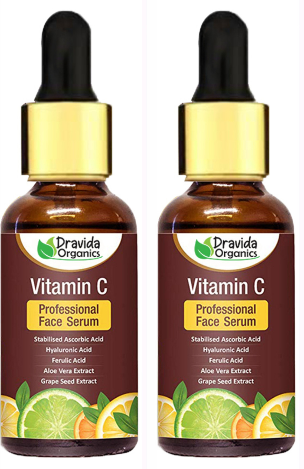 Dravida Organics Bright & Glowing Vitamin C Serum - Image 5