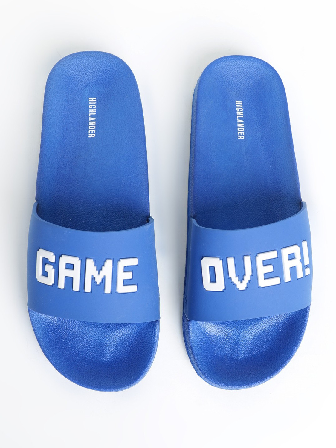 Image of HIGHLANDER Men Slides (Blue , 6)