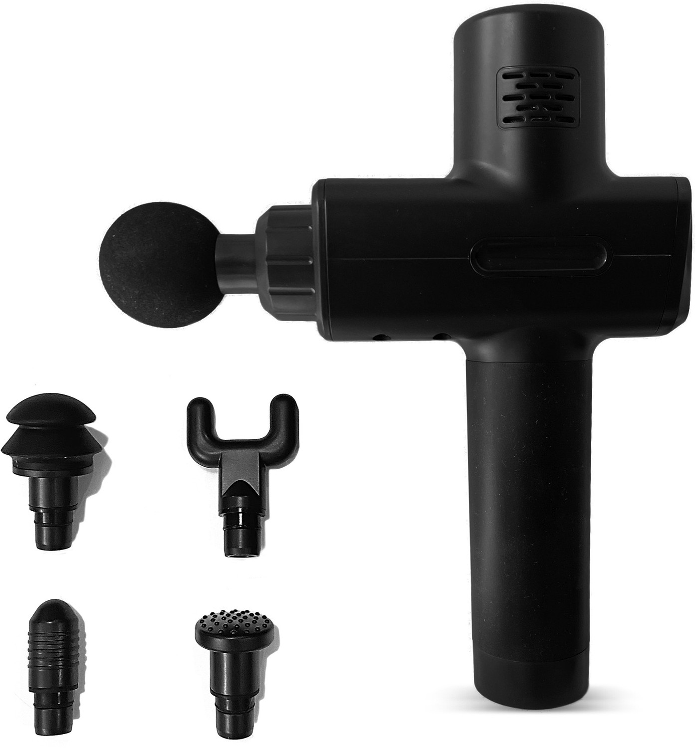 AGARO 33433 Polo Gun Massager for Muscle Recovery with 6 Speeds &amp; 5 Heads, Back, Leg &amp; Foot Massager - AGARO : Flipkart.com