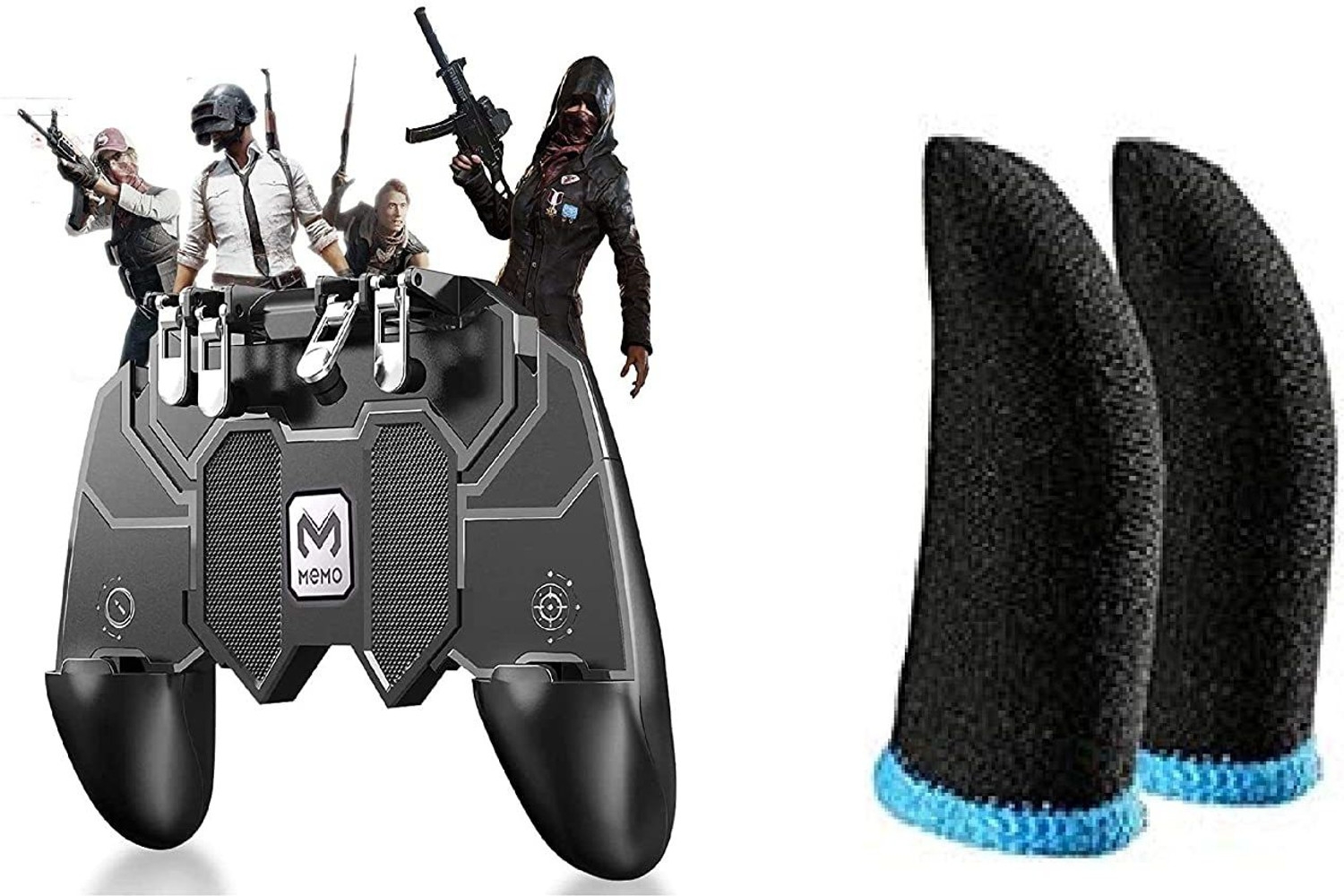 PHAGQU Mobile Game Gamepad Trigger for PUBG Gaming Fire Joysticks Shooting Game Fire Button Controller PubG Trigger Gaming Accessory Kit with…