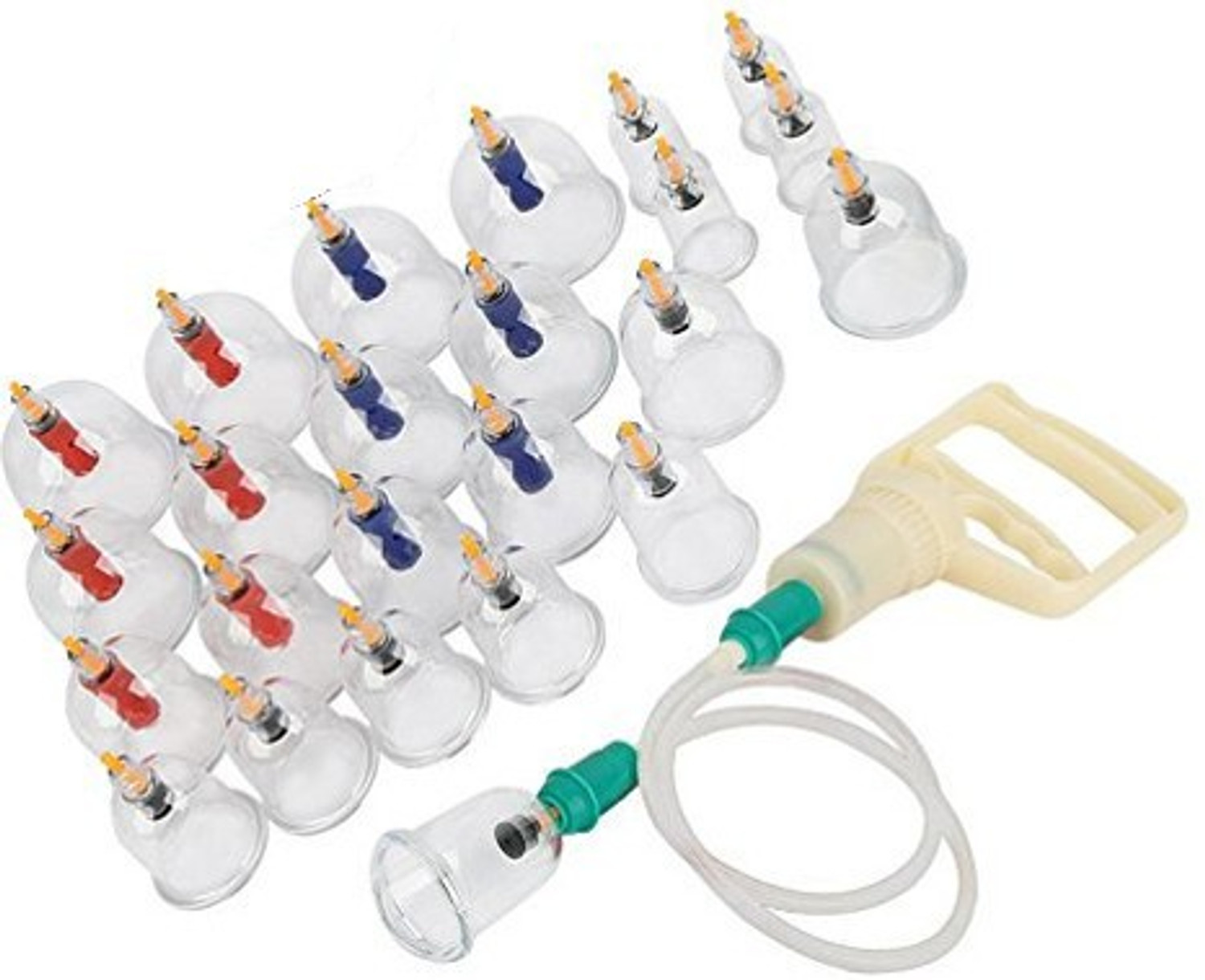 AcuHealth VAC24-6 Biomagnetic Chinese Vacuum Cupping Therapy Set 24 Cup Massager - AcuHealth : Flipkart.com