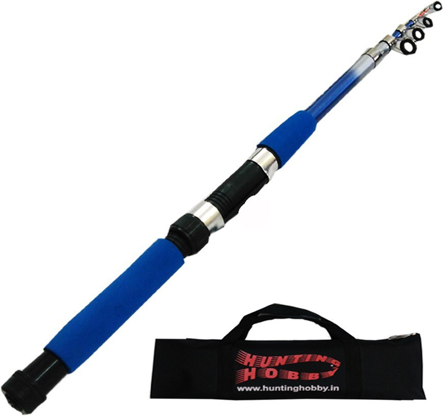 Image of Abirs 14 ft fly 450 blue long Blue Fishing Rod (450 cm, 0.21 kg, Blue)