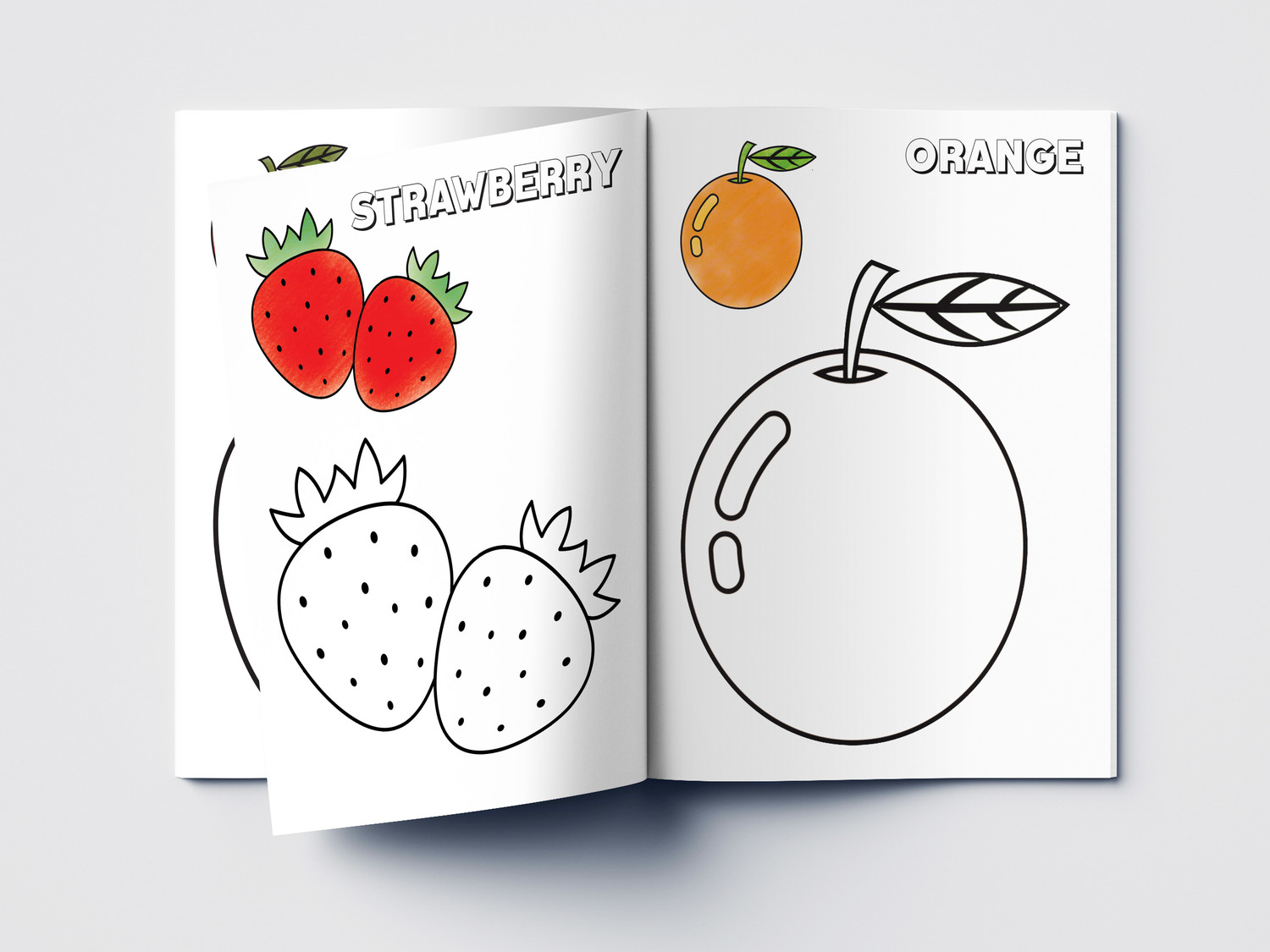 Image of Prakash Books India Private Limited Colouring Book of Fruits - By Miss & Chief (English, Paperback, Wonder House Books)