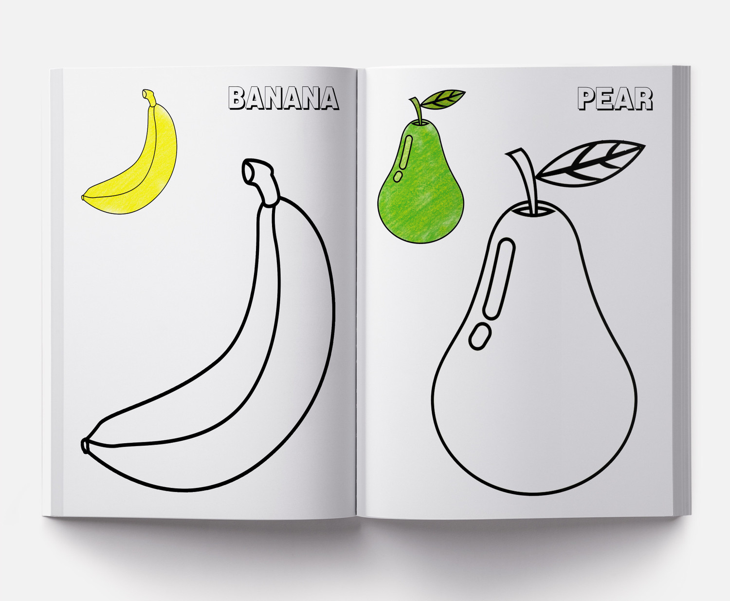 Image of Prakash Books India Private Limited Colouring Book of Fruits - By Miss & Chief (English, Paperback, Wonder House Books)