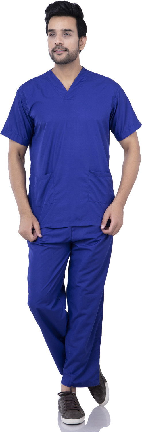 Image of Badoli Collection HT107 Shirt, Pant Hospital Scrub (Blue M)