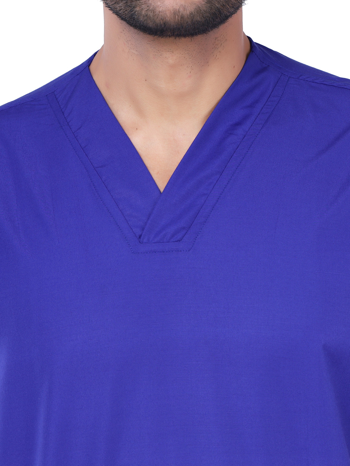 Image of Badoli Collection HT107 Shirt, Pant Hospital Scrub (Blue M)