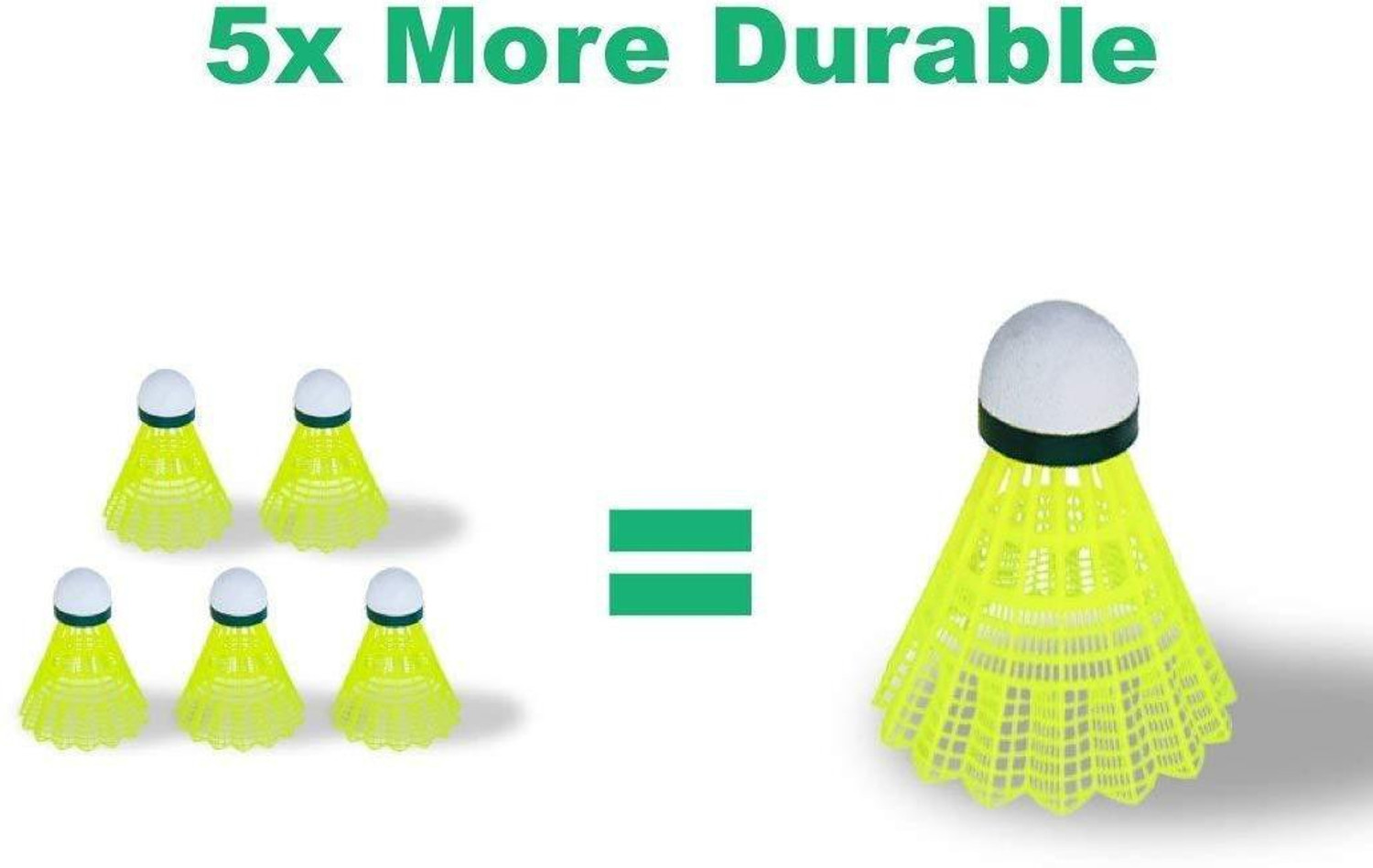 Image of Morex M-3STAR Nylon Shuttle - Yellow (Medium Slow, 76, Pack of 12)