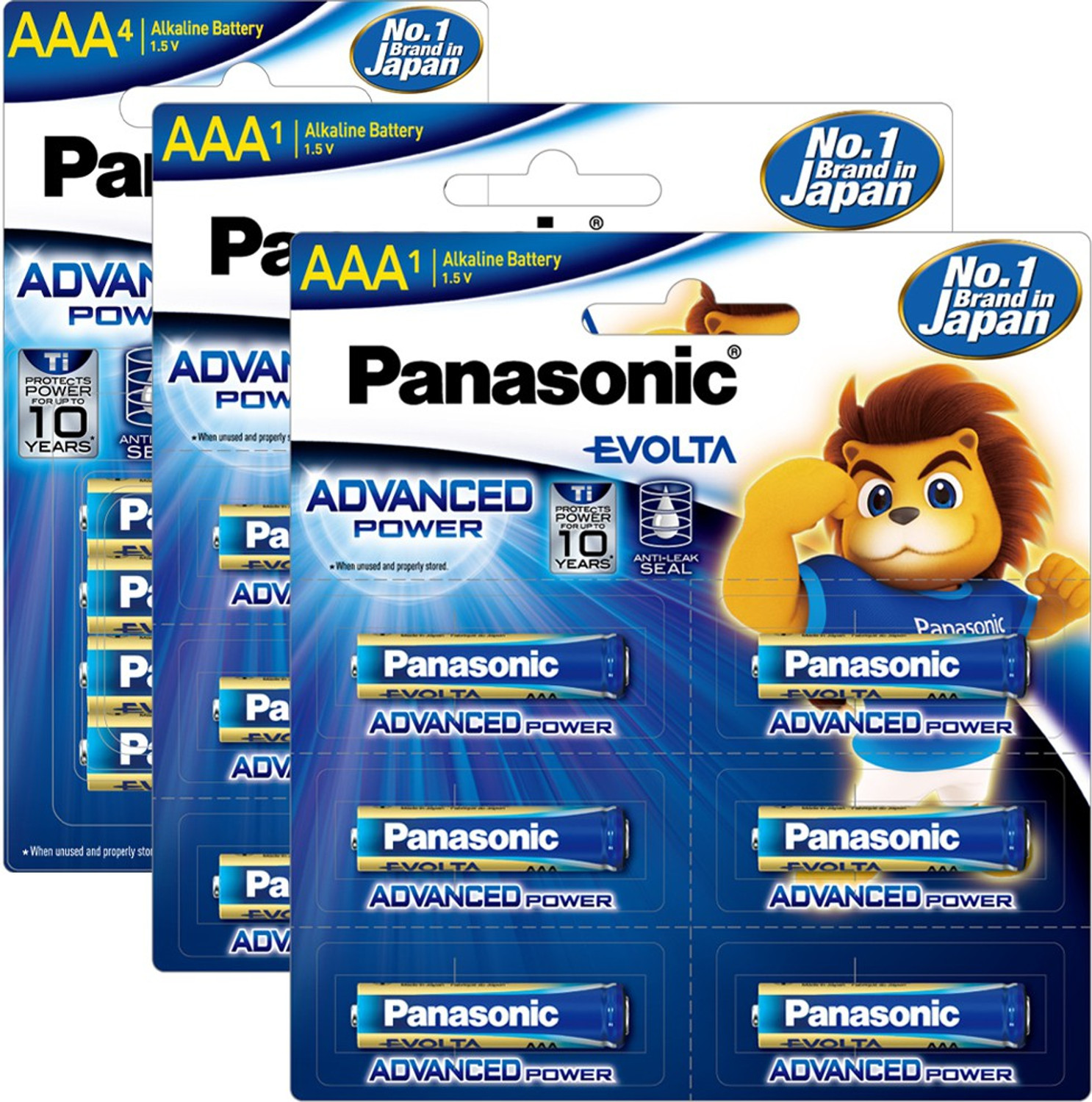 Image of Panasonic LR03EG-16B Battery (Pack of 16)