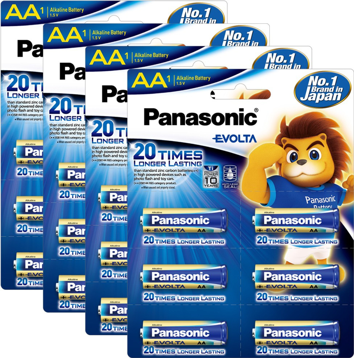 Image of Panasonic LR6EG-24B Battery (Pack of 24)