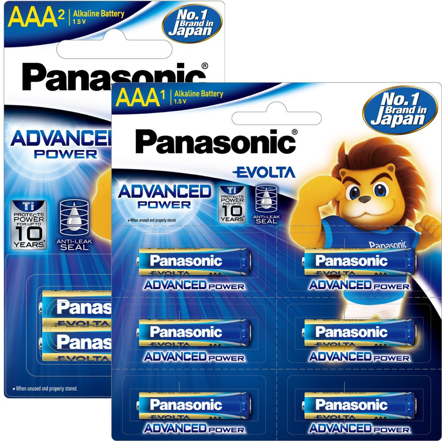 Image of Panasonic LR03EG-8B Battery (Pack of 8)