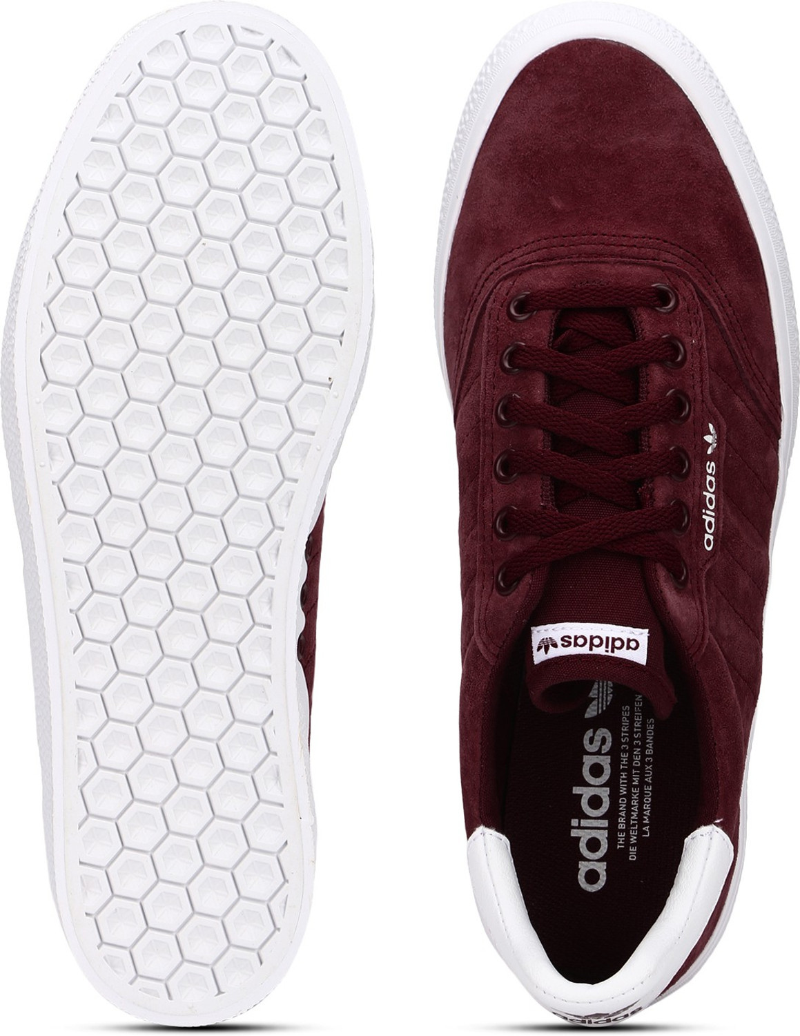Image of ADIDAS ORIGINALS 3MC Casuals For Men (Red , 12)