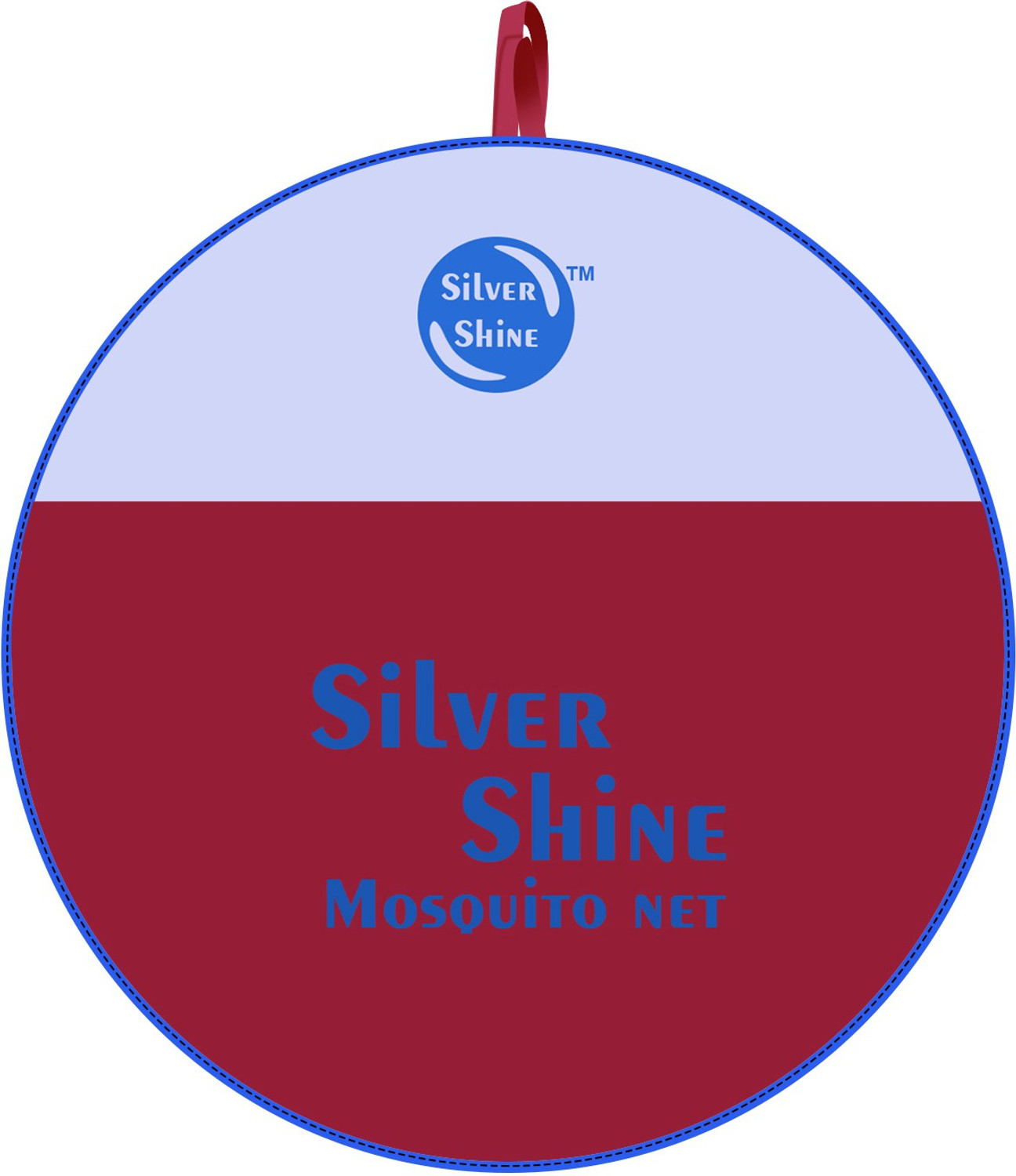 Image of Silver Shine Polyester Adults Mosquito Net (Brown)