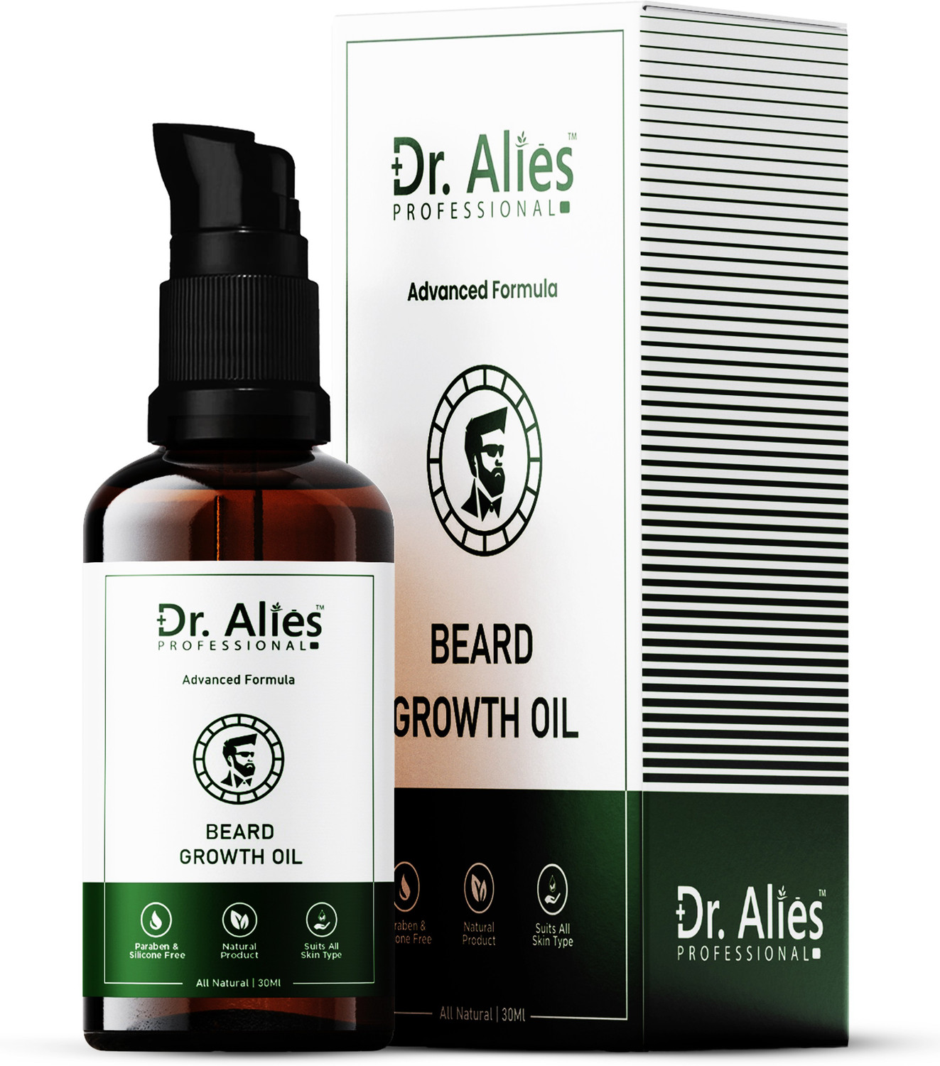 Dr. Alies Professional Beard & Mustache Growth Oil - Image 1