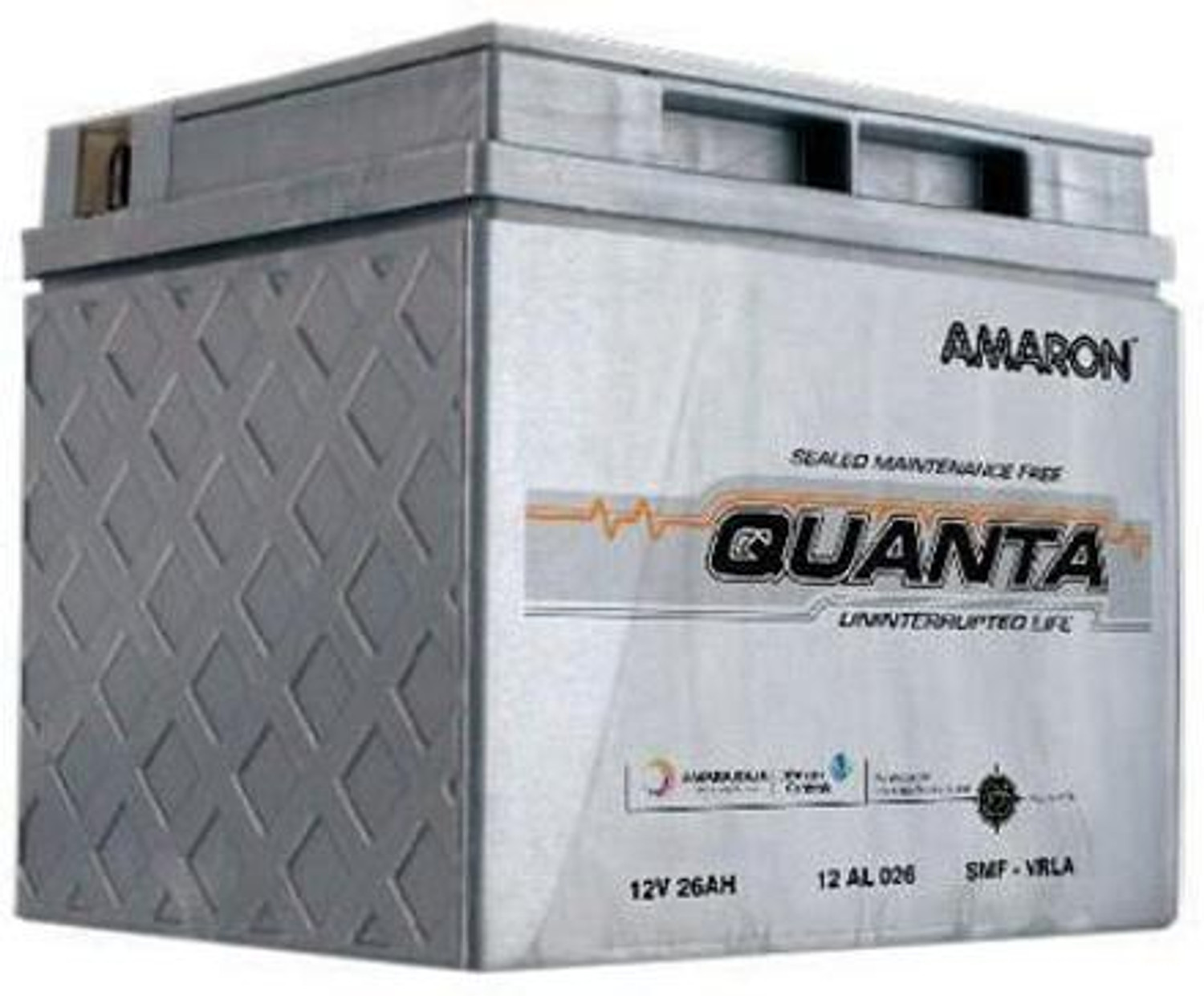 Image of Amron Quanta 12V 26AH SMF-VRLA AGM Solar Battery (12 V)