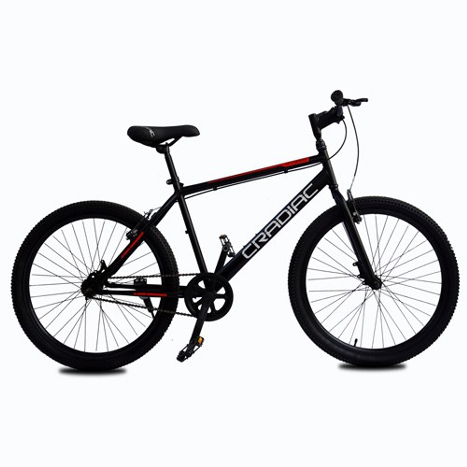 Image of CRADIAC 26 hybrid single speed 26 T (inch) Hybrid Cycle /City Bike (Single Speed, Black, Rigid)