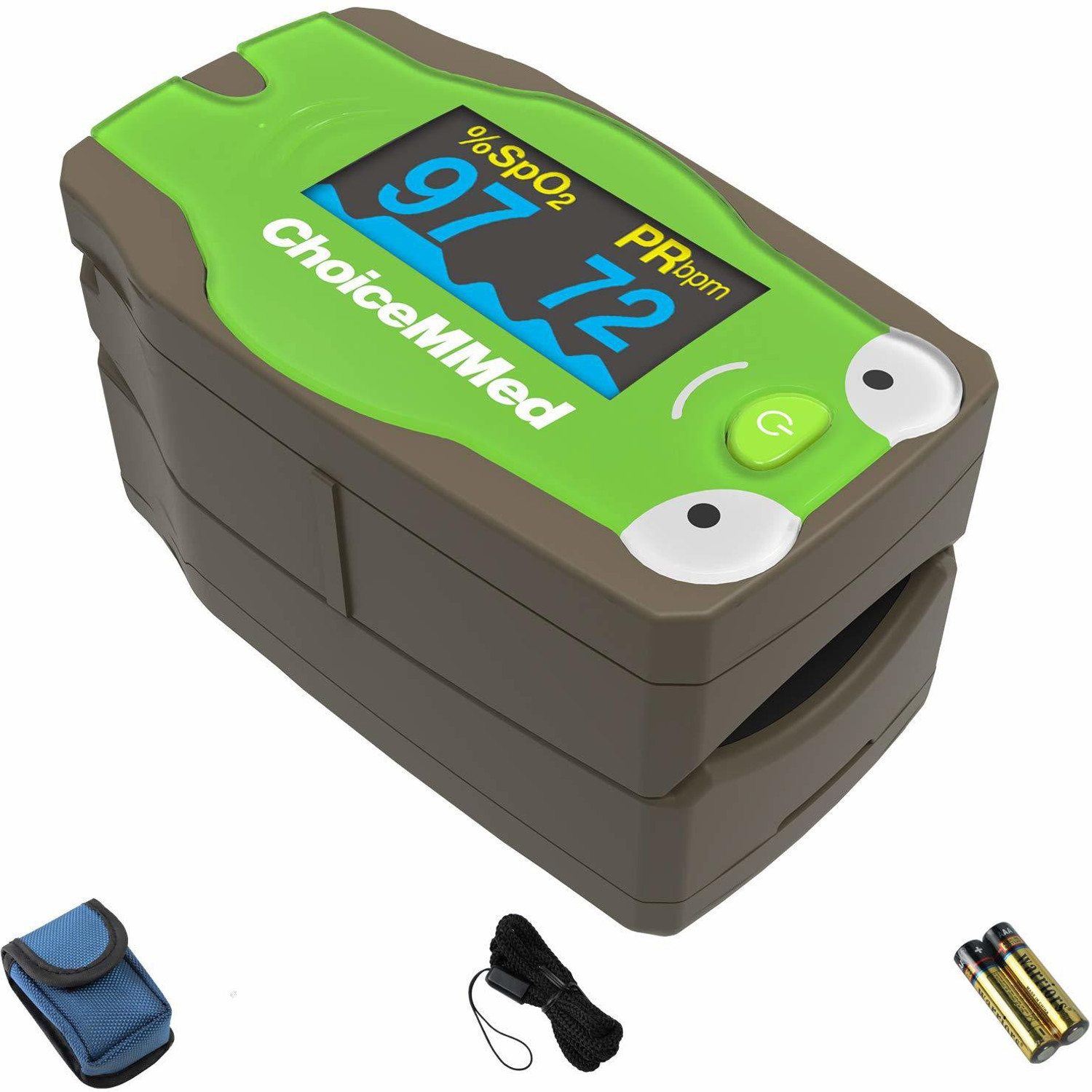 Image of Hicks YK-81 Fingertip Pulse Oximeter with OLED Display & SpO2 /Pulse Rate Monitoring Pulse Oximeter (White)