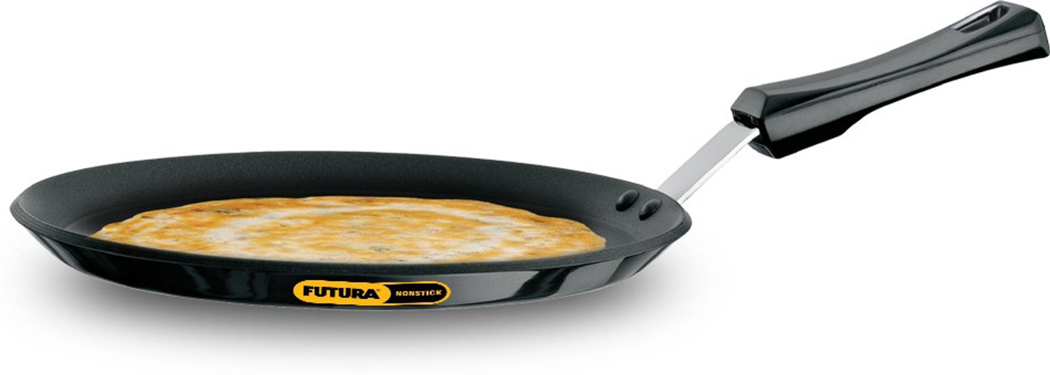 Image of Sunflame Chapato Tawa 250 mm*4.06mm IB Tawa 26 cm diameter with Lid (Hard Anodised, Non-stick, Induction Bottom)