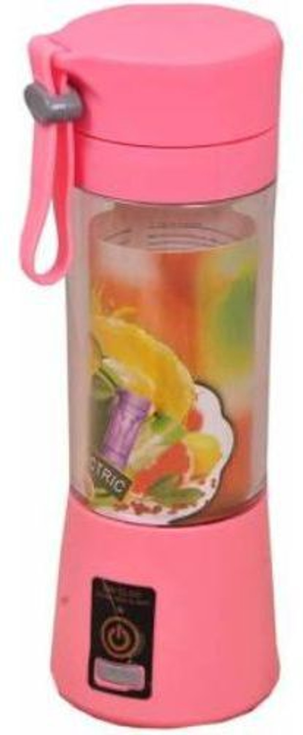 Image of PRANMATRASELLS Pro Fruit Juicer 200 W Juicer Mixer Grinder (ECF 850H Portable Electric Fruit Juicer Maker USB Rechargeable Mini Juicer | 1 Jar | Multicolor)
