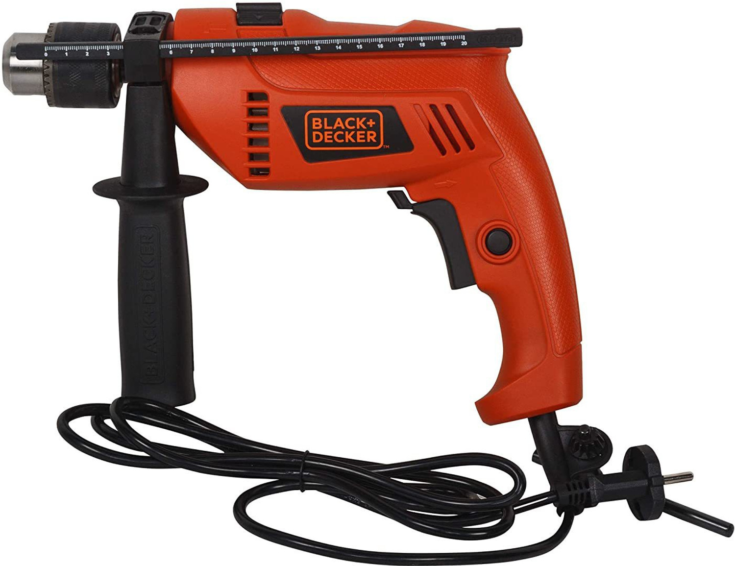Image of BLACK+DECKER HD555KMPR-B1 HD555KMPR-B1 Pistol Grip Drill (13 mm Chuck Size)