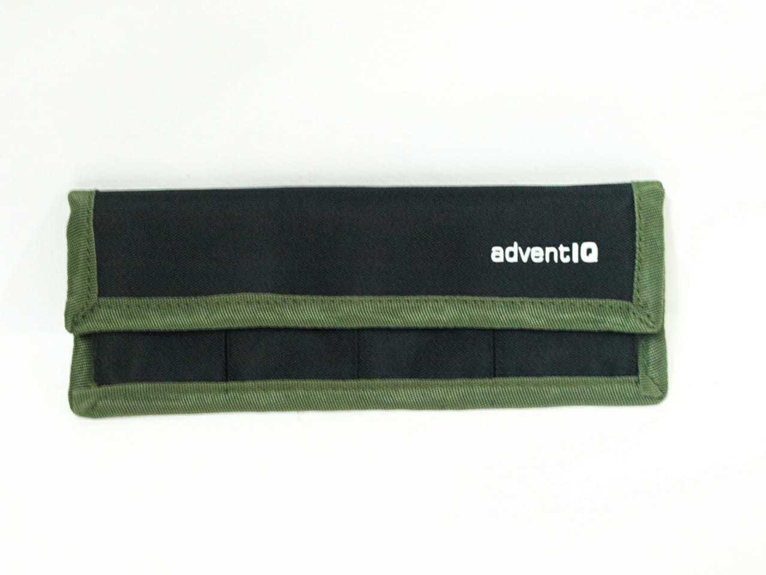 AdventIQ DSLR Camera Battery Holder/Pouch/Case/Bag (4 Pocket) for AA Battery, Canon LP-E6 LP-E8 LP-E10 LP-E12 Battery, Nikon EN-EL14 EN-EL15 Battery, Sony NP-FW50 NP-F550 NP-FM500H Battery Camera Bag (Black- Olive Green)  Camera Bag - AdventIQ : Flipkart.com