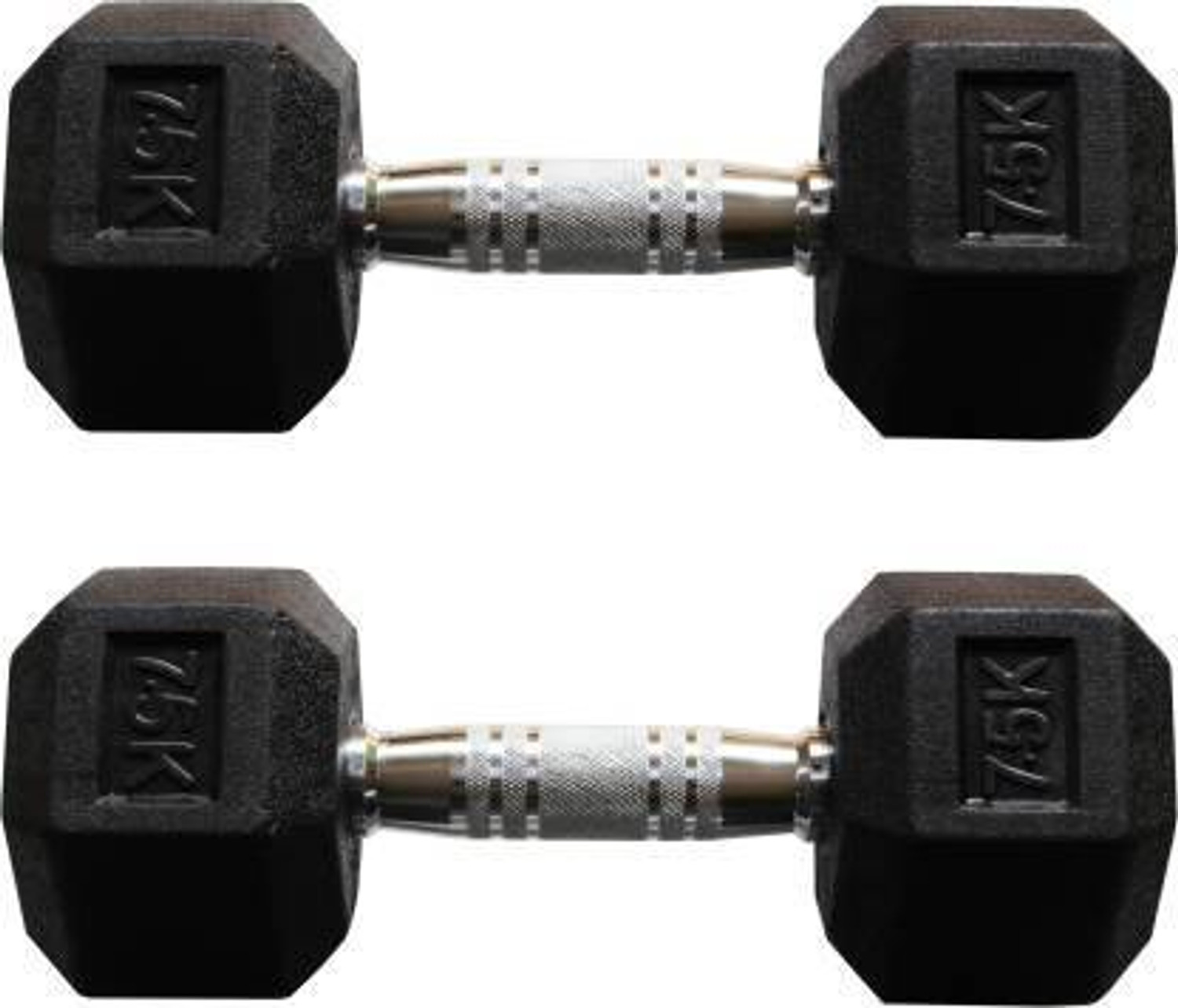 Image of Sports Era 7.5Kg X P1 Premium Quality Rubber Dumbbell Fixed Weight Dumbbell (7.5 kg)
