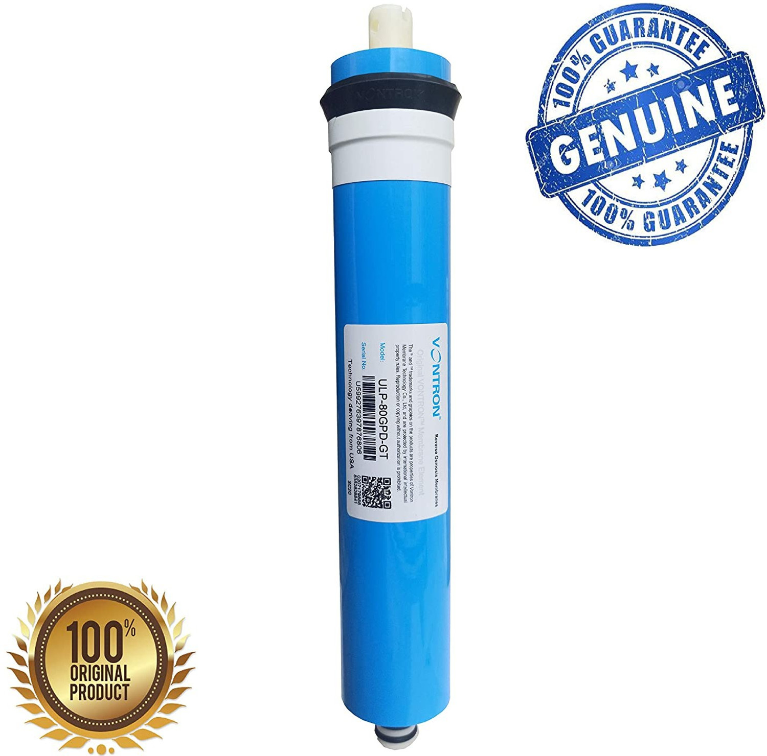 Image of MG WATER Merlin 10inch Spun Filter Cartridge for RO Water Purifier|Sediment Pre Filter 56 Solid Filter Cartridge (5, Pack of 4)