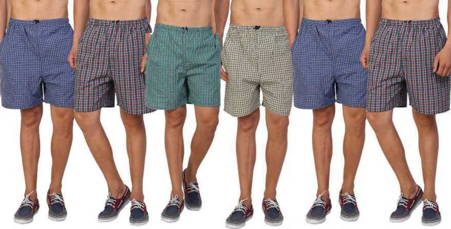 Image of Denlike Pack of 3 Solid Men Boxer