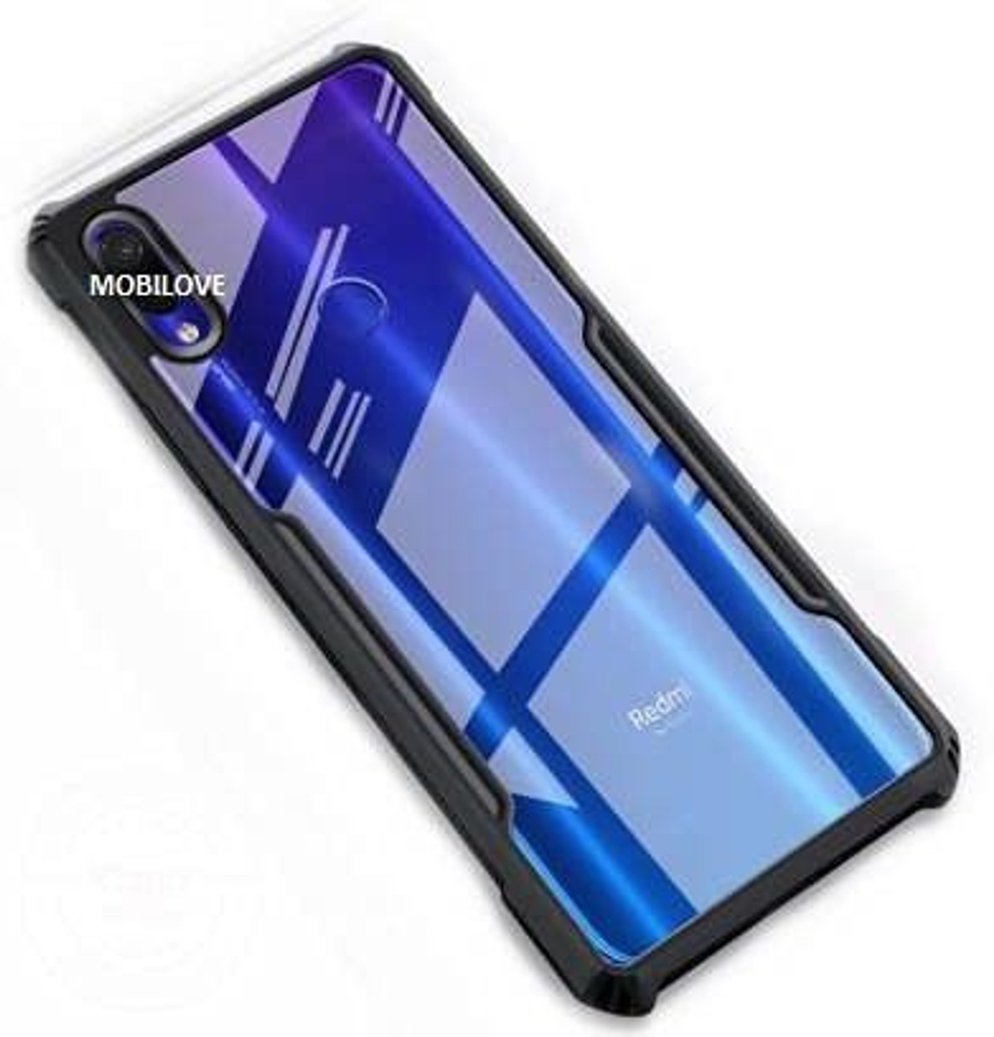 Image of KIRBHG Back Cover for Mi Redmi Note 5 Pro (Black, Matte Finish, Rubber, Pack of: 1)