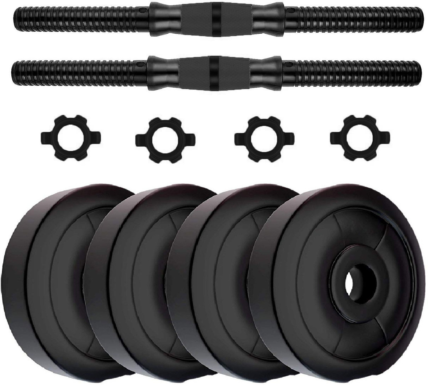 Image of Sporto Fitness 20 KG DUMBBELL BLACK Adjustable Dumbbell (20 kg)