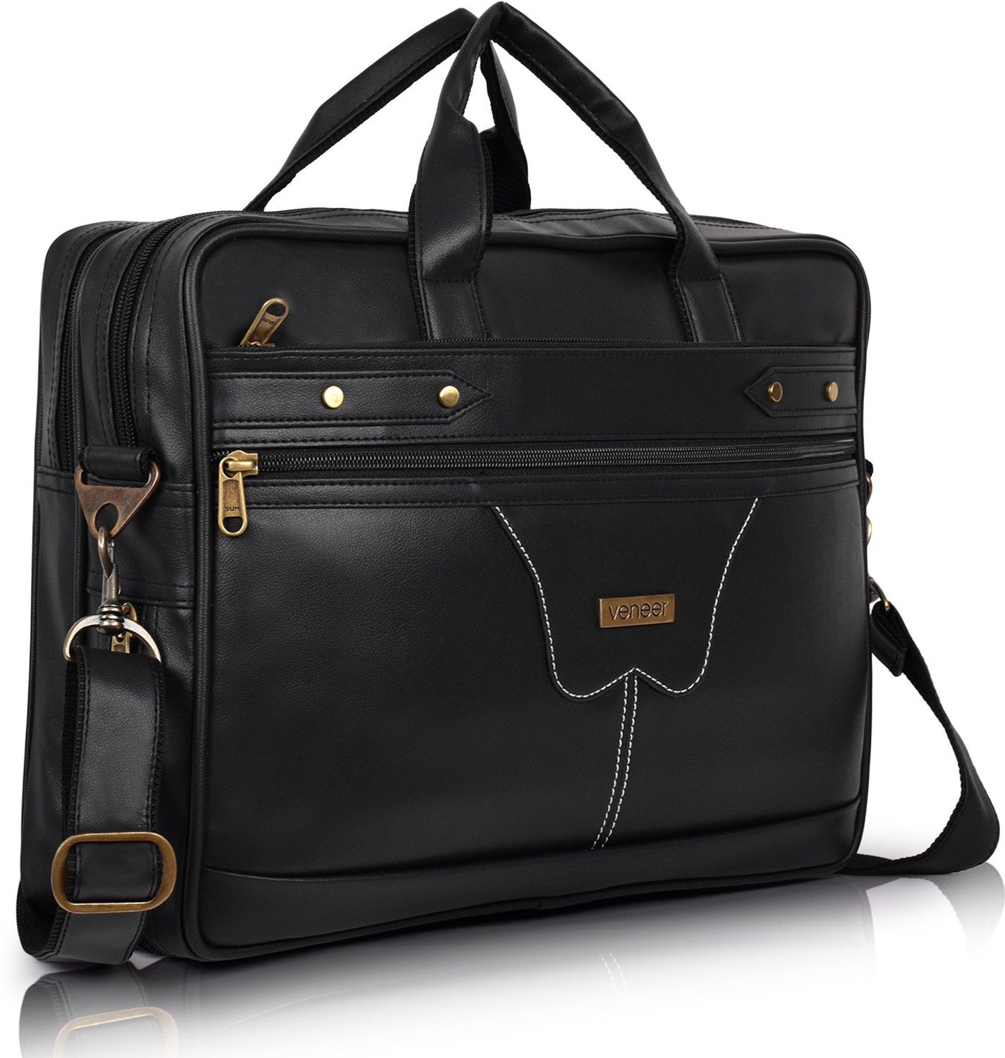 Image of Parsley Men Black Messenger Bag (Pack of: 2)