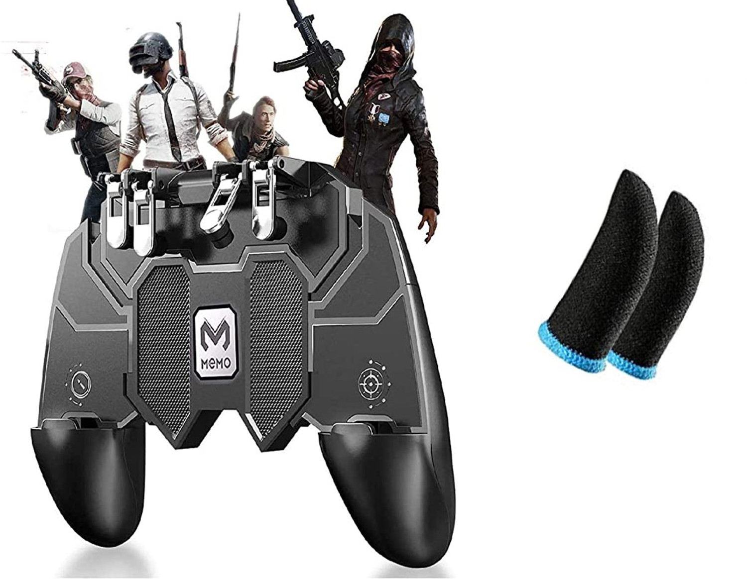 PHAGQU Combo Pack of Pubg/Free Fire/COD/FauG for All Action Games Best Shooting Aim Gamepad Remote Controller Joystick Trigger with Highly…