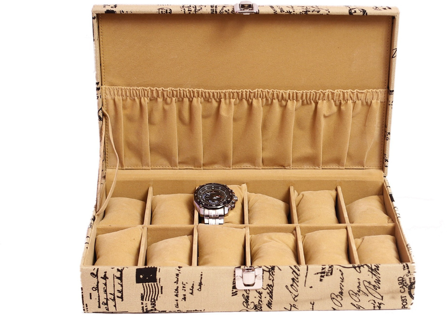Image of Jhola Basta Watch Box Watch Box (Brown, Holds 12 Watches)