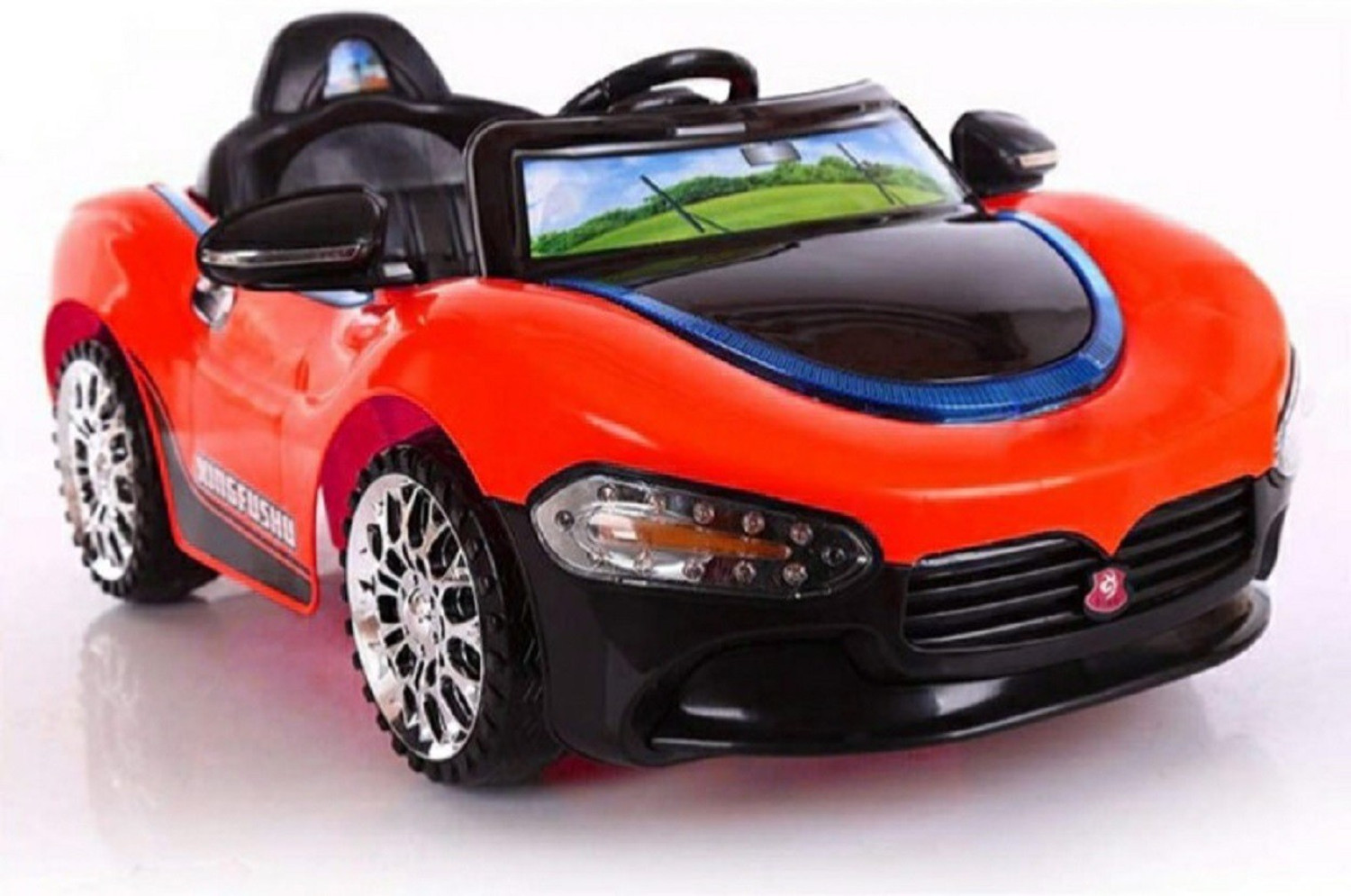 Image of oh baby by kids 518 CAR,FULL OF LED LIGHT,REMOTE CAR BEST FOR KIDS Car Battery Operated Ride On (Multicolor)