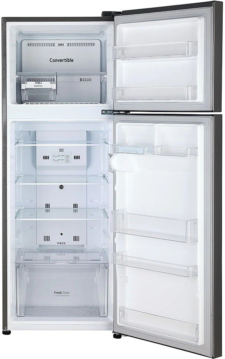 Image of LG 272 L Frost Free Double Door 2 Star Convertible Refrigerator (Shiny Steel, GL-S302SPZY)