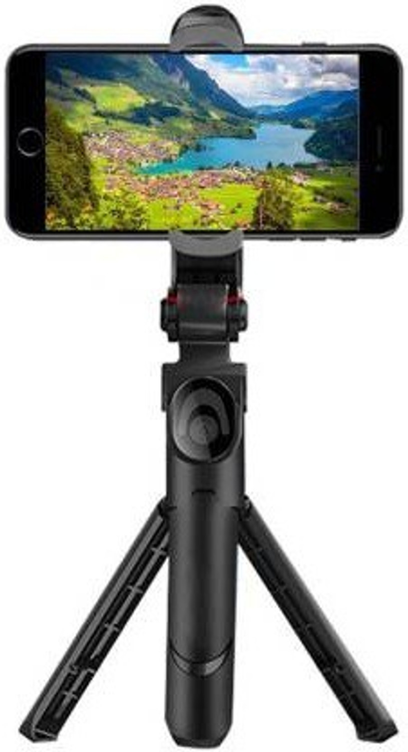 Image of DAKSHWAY Gimbal Stabilizer for Smartphone Mobile Stabilizer Selfie Stick Tripod with Wireless Remote 360 Automatic Rotation Bluetooth Selfie Stick (Black, Remote Included)