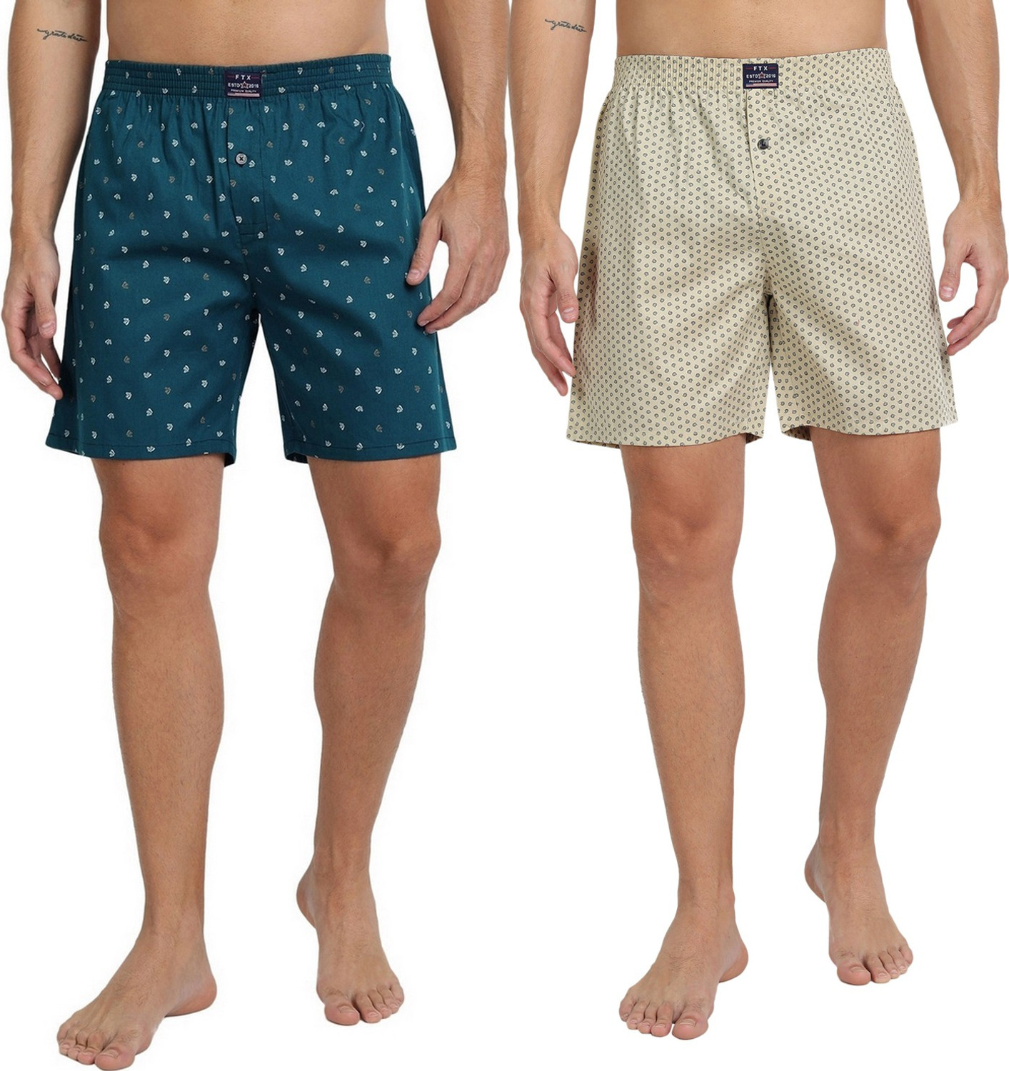Image of FTX Pack of 2 Printed Men Boxer