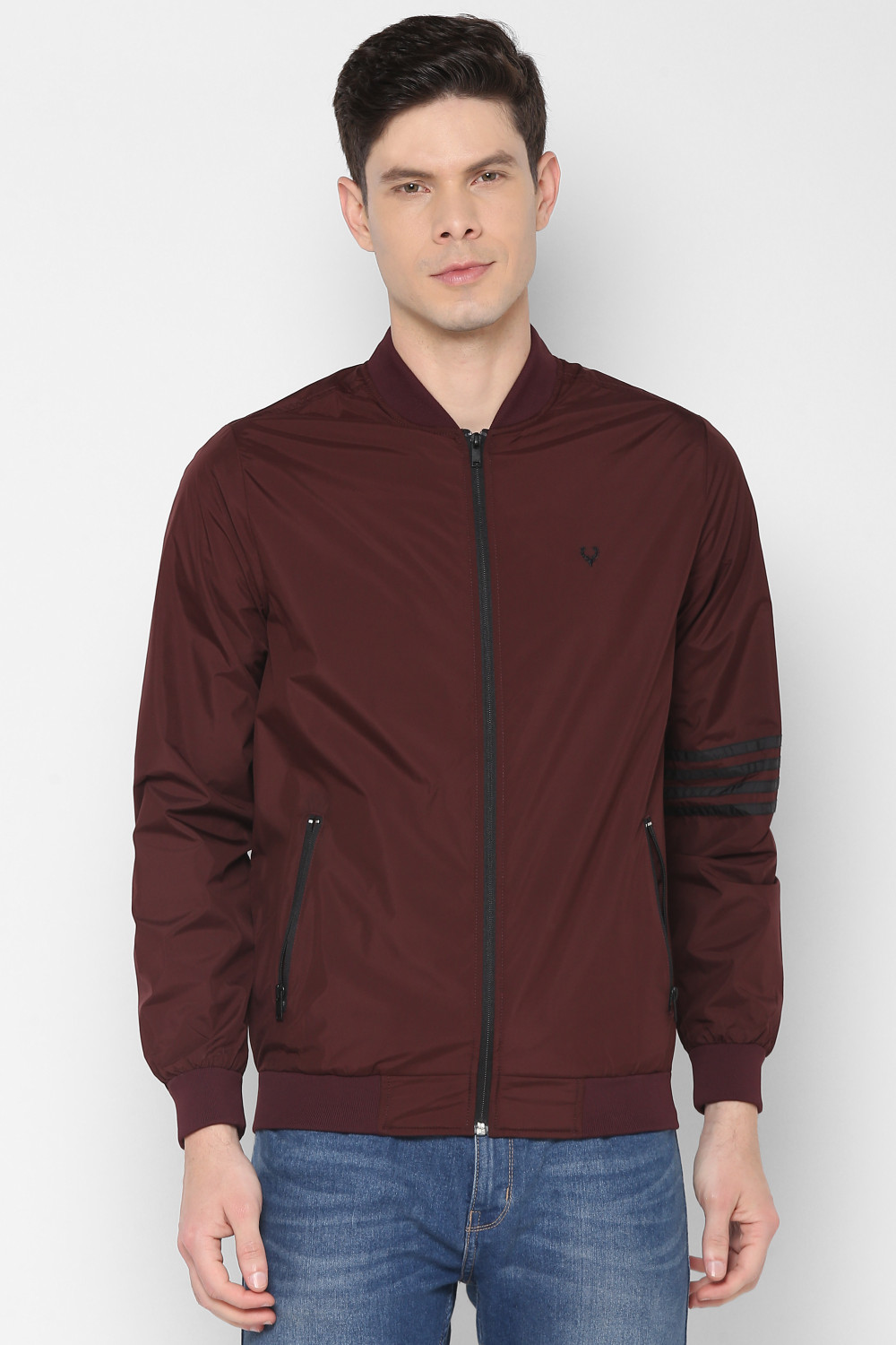 Image of Allen Solly Men Solid Casual Jacket