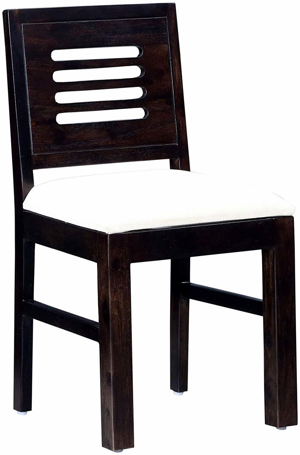 Image of diksha furniture Solid Sheesham Wood 2 Seater dining table with 2 Chairs For Hotel And Restaurant Furniture Solid Wood 2 Seater Dining Table (Finish Color - Dark Brown, DIY(Do-It-Yourself))
